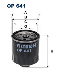 Filtru ulei Filtron OP 641