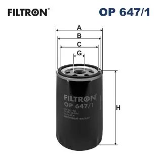 FILTRU ULEI FILTRON OP 647/1 - Piesa auto compatibila cu mai multe marci