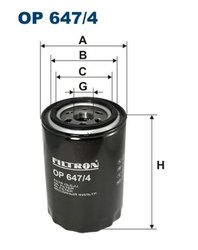 FILTRU ULEI FILTRON OP 647/4 - Compatibil cu AVIA, FORD, MASERATI