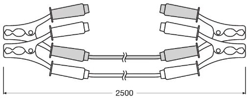 cabluri ajutor start Osram OSC060