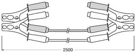 cabluri ajutor start Osram OSC060
