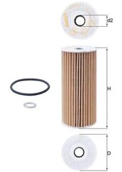 FILTRU ULEI KNECHT OX 1048D - Compatibil cu GENESIS, KIA