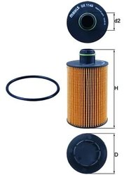FILTRU ULEI KNECHT OX 1145D - Compatibil cu CHRYSLER, JEEP, LANCIA, MASERATI