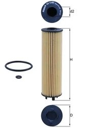 FILTRU ULEI KNECHT OX 1340D - Compatibil cu AUDI, CUPRA, FORD, SEAT, SKODA, VW
