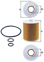 FILTRU ULEI KNECHT OX 163/4D - Compatibil cu HONDA, OPEL, VAUXHALL