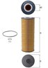 FILTRU ULEI KNECHT OX 168D - Compatibil cu MAZ, MERCEDES-BENZ, NEOPLAN, SETRA, SISU