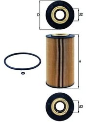 FILTRU ULEI KNECHT OX 169D - Compatibil cu MERCEDES-BENZ