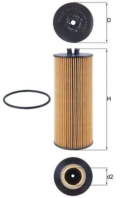 Filtru ulei KNECHT OX 174D