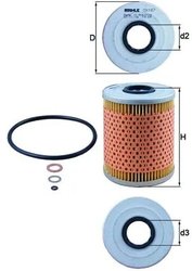 FILTRU ULEI KNECHT OX 187D - Compatibil cu BMW, WIESMANN