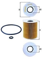 FILTRU ULEI KNECHT OX 203D - Compatibil cu FORD, MAZDA