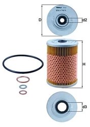 FILTRU ULEI KNECHT OX 32D - Compatibil cu MERCEDES-BENZ, PUCH