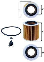 FILTRU ULEI KNECHT OX 387D1 - Compatibil cu ALPINA, BMW