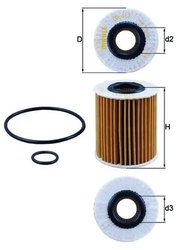 FILTRU ULEI KNECHT OX 413D1 - Compatibil cu LEXUS, TOYOTA
