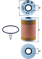 FILTRU ULEI KNECHT OX 41D - Compatibil cu ALPINA, BMW