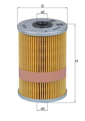 FILTRU ULEI MAHLE OX 99 - Compatibil cu VW