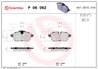 Set placute frana Brembo P 06 062