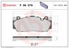 SET PLACUTE FRANA BREMBO P 06 079 - Compatibil cu BMW