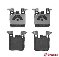 SET PLACUTE FRANA BREMBO P 06 087 - Compatibil cu BMW, BMW (BRILLIANCE)