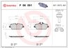 SET PLACUTE FRANA BREMBO P 06 091 - Compatibil cu BMW