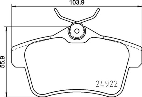 Set placute frana Brembo P 06 102