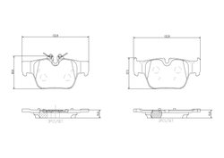 Set placute frana Brembo P 06 117