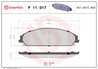 Set placute frana Brembo P 11 017