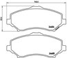 Set placute frana Brembo P 11 025
