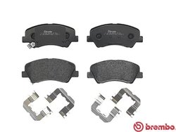 SET PLACUTE FRANA BREMBO P 18 025 - Compatibil cu EMGRAND, GEELY, HYUNDAI, HYUNDAI (BEIJING), KIA, KIA (DYK), PROTON