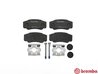 SET PLACUTE FRANA BREMBO P 23 093 - Compatibil cu CITROEN, FIAT, PEUGEOT