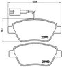 Set placute frana Brembo P 23 108