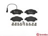 SET PLACUTE FRANA BREMBO P 23 107 - Compatibil cu FIAT, FORD