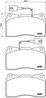SET PLACUTE FRANA BREMBO P 23 134 - Compatibil cu ALFA ROMEO