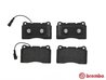 SET PLACUTE FRANA BREMBO P 23 134 - Compatibil cu ALFA ROMEO