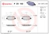 SET PLACUTE FRANA BREMBO P 23 152 - Compatibil cu ALFA ROMEO