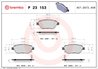 SET PLACUTE FRANA BREMBO P 23 153 - Compatibil cu FIAT