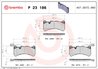 SET PLACUTE FRANA BREMBO P 23 186 - Compatibil cu ALFA ROMEO