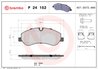 SET PLACUTE FRANA BREMBO P 24 152 - Compatibil cu FORD, FORD AUSTRALIA