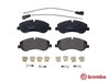 SET PLACUTE FRANA BREMBO P 24 152 - Compatibil cu FORD, FORD AUSTRALIA