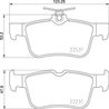 SET PLACUTE FRANA BREMBO P 24 175 - Compatibil cu FORD, FORD (CHANGAN), FORD AUSTRALIA, FORD USA, LINCOLN, LINCOLN (CHANGAN), NI