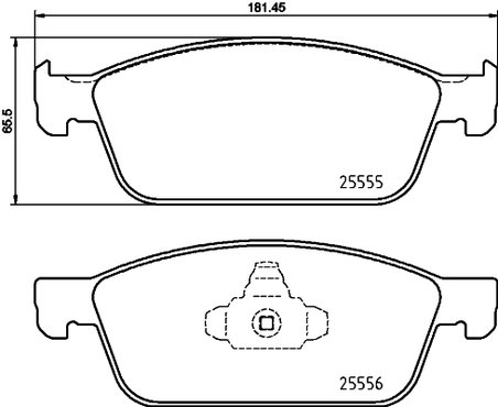 Set placute frana Brembo P 24 199