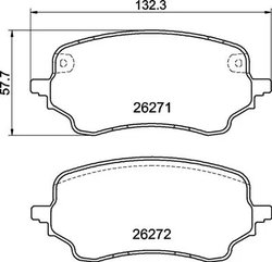 SET PLACUTE FRANA BREMBO P 24 236 - Compatibil cu FORD