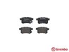 SET PLACUTE FRANA BREMBO P 28 072 - Compatibil cu ACURA, BYD, HONDA, HONDA (DONGFENG), HONDA (GAC), PROTON