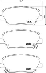 Set placute frana Brembo P 30 070