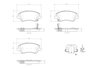 SET PLACUTE FRANA BREMBO P 30 098 - Compatibil cu HYUNDAI, KIA