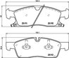 Set placute frana Brembo P 37 015