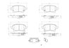 SET PLACUTE FRANA BREMBO P 37 029 - Compatibil cu JEEP