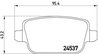 Set placute frana Brembo P 44 017