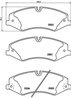 SET PLACUTE FRANA BREMBO P 44 022 - Compatibil cu LAND ROVER, LAND ROVER (CHERY)