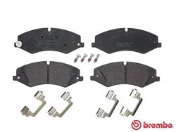 SET PLACUTE FRANA BREMBO P 44 022 - Compatibil cu LAND ROVER, LAND ROVER (CHERY)