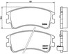 SET PLACUTE FRANA BREMBO P 49 032 - Compatibil cu MAZDA